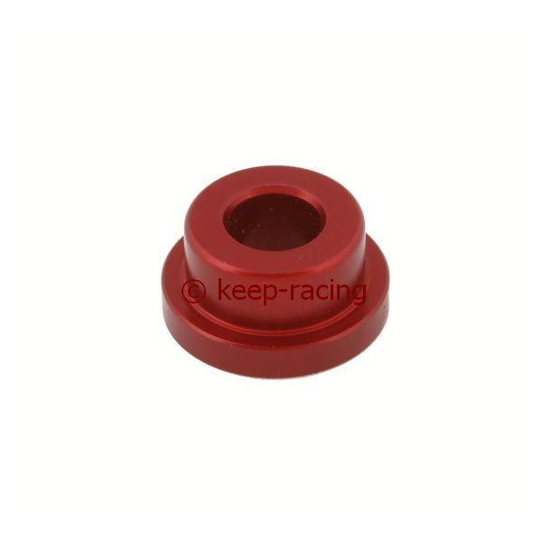 Aluminum bushing, small, red anodized