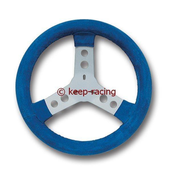 Lenkrad, blau, Wildleder, 300mm Durchmesser