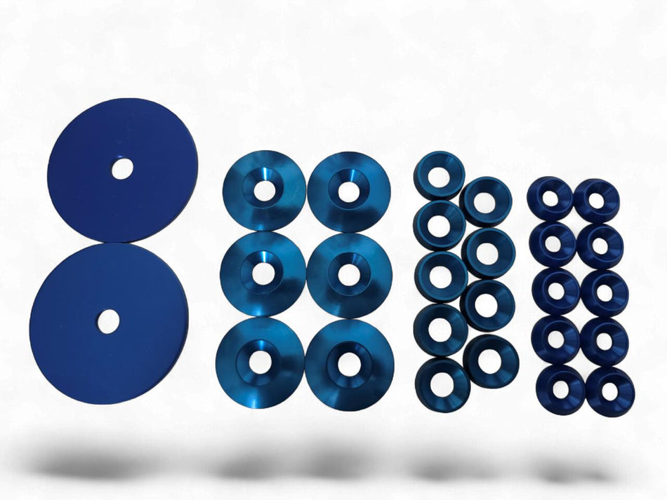 keep-racing Design Set, blue anodized