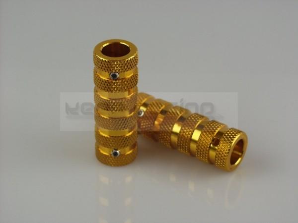 Pedal Grip Satz ULTRA (2 Stück), Alu, gold eloxiert