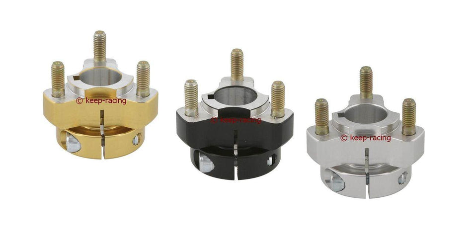 Radstern, Alu, eloxiert, für 25mm Achse, 40mm lang