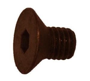M8x12 countersunk screw, black