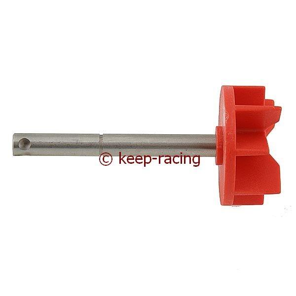 Schaufelrad für Pumpe Nylon STD, rot