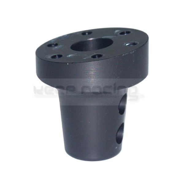 Lenkradaufnahme,Aluminum, 16° geneigt, KF/KZ, schwarz eloxiert