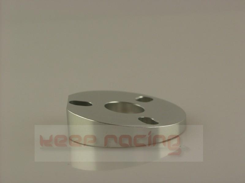 Unterlegplatte für Lenkradneigung, 5 Grad, silber eloxiert, Aluminium