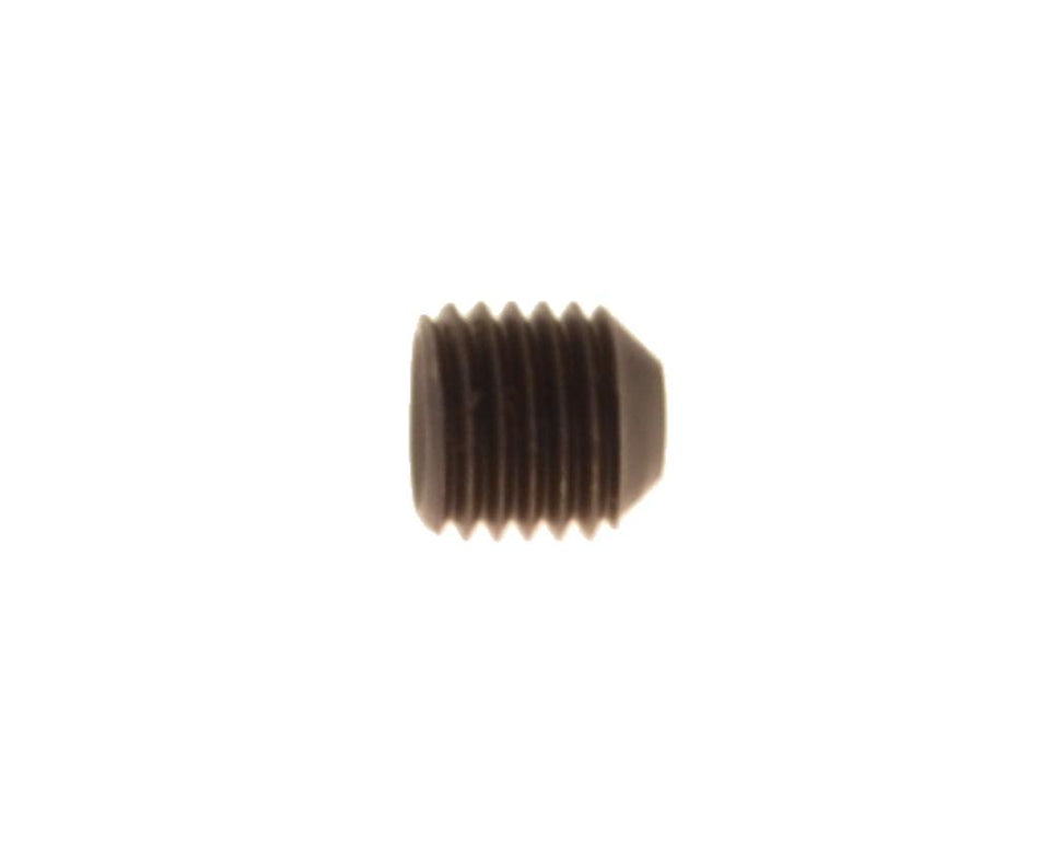 M6 x 6 mm grub screw, 0.75 mm pitch, ring cut, black