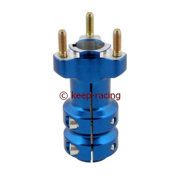 Radstern, Alu, blau eloxiert, für 25mm Achse,115mm lang