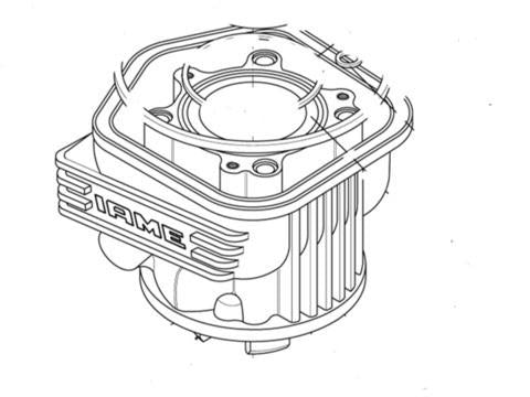 Cylindre X30 avec douille, sans piston