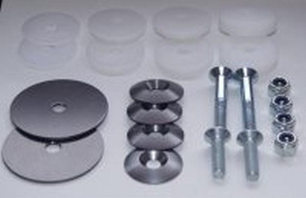 Kit de montage pour siège de kart, titane, complet