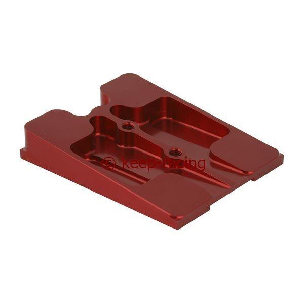 Oberteil Motorbock, rot, 7° geneigt
