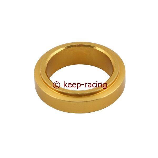 Aluminum spacer, 25x10 mm, gold anodized