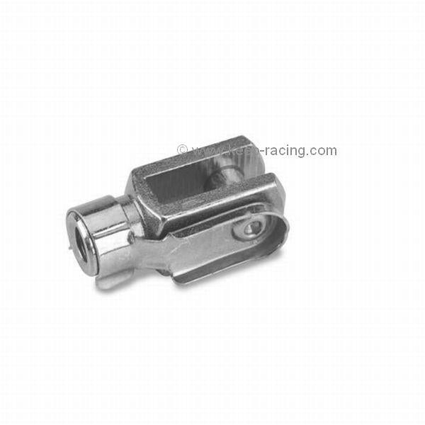 Gabel M6 mit Clip, M6x24mm, Stahl, silber verzinkt