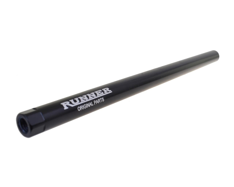 Spurstange Haase Runner, schwarz eloxiert, Aluminium, 270mm, M8 Gewinde