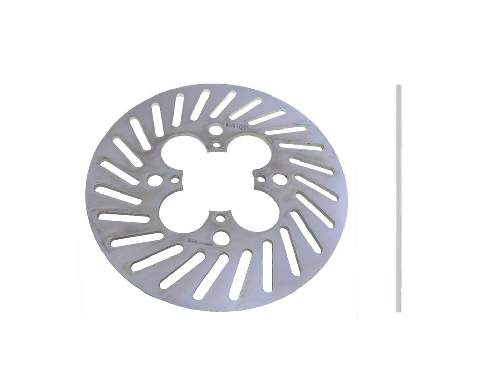 Bremsscheibe, Stahl, verzinkt, 200 x 4mm