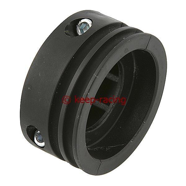 Roue motrice en nylon pour axe de 40 mm, noire