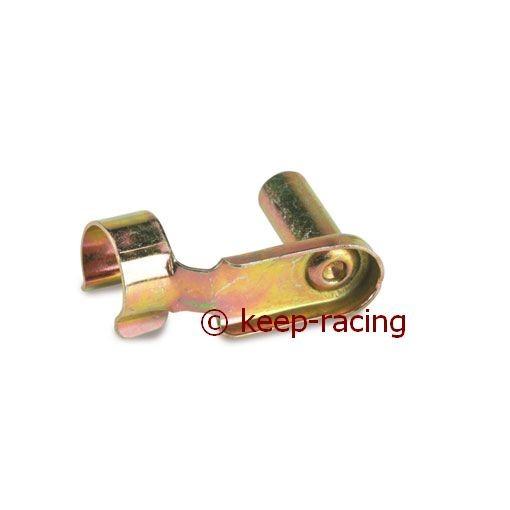 Clip, M6x24mm, Stahl, gold eloxiert