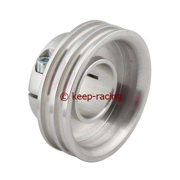 Aluminium Antriebsrad für 30mm Achse, silber eloxiert