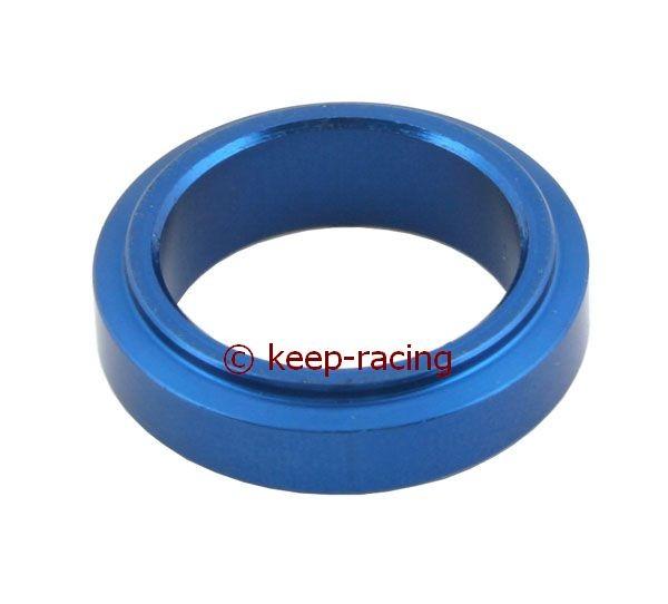 Aluminum spacer, 25x10 mm, blue anodized