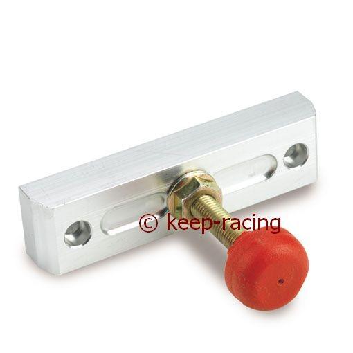 Kettenspanner, komplett, Aluminium, silber eloxiert, 92mm