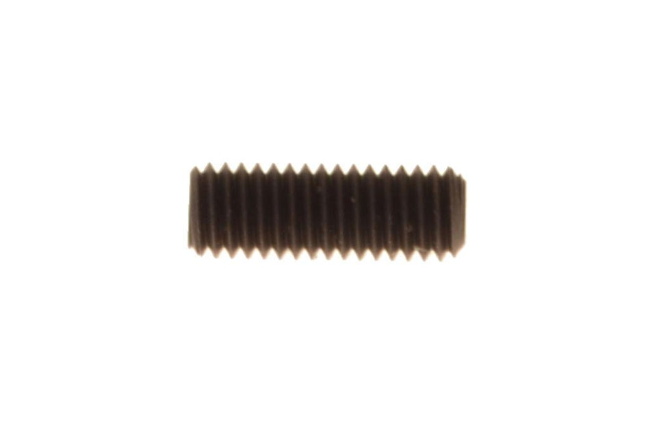 Grub screw 5x14 mm, pitch 0.75, flat head, black