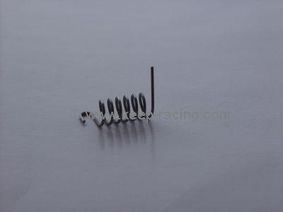 Throttle shaft spring
