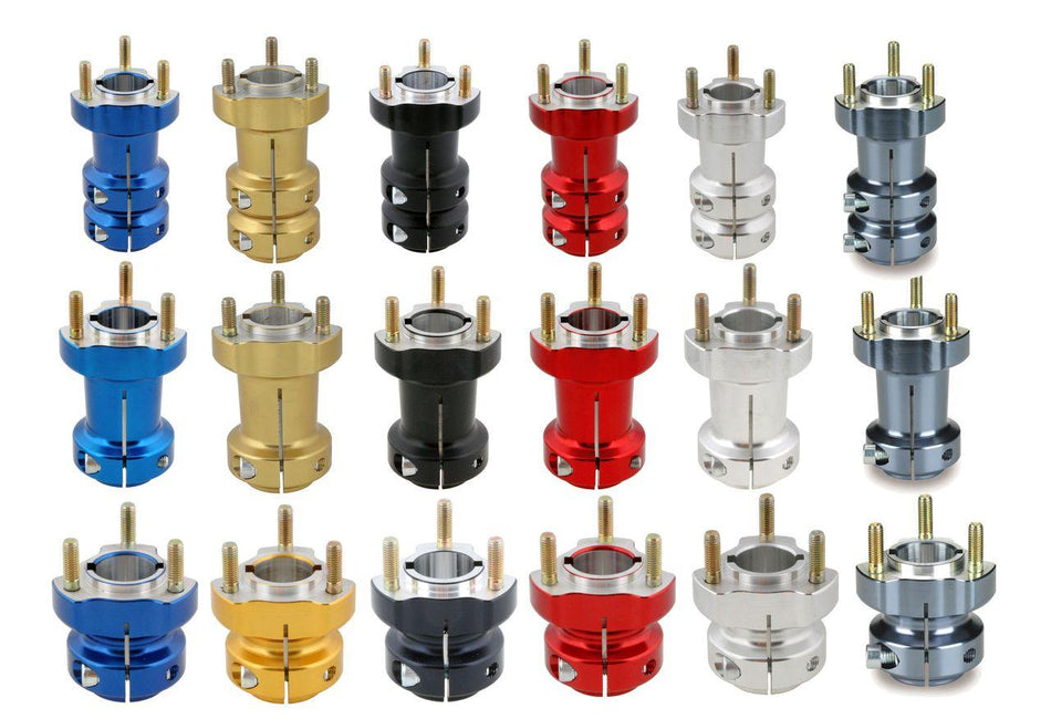 Radstern, Alu, eloxiert, für 30mm Achse, 62mm-115mm lang (Bild 11) – keep-racing