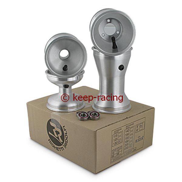 5 Zoll Aluminiumfelgen, Satz, 125mm(17mm)/210mm(58mm)