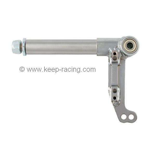 Steering knuckle, 25 mm, complete, left, 9.5°, 10 mm bearing, mounting for brake caliper