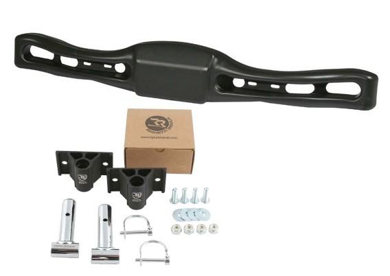 Protection anti-collision arrière Bambini XTR14 (107 cm), noir, kit de montage inclus