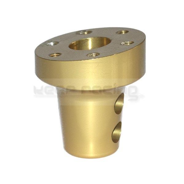 Lenkradaufnahme,Aluminum, 16° geneigt, KF/KZ, gold eloxiert