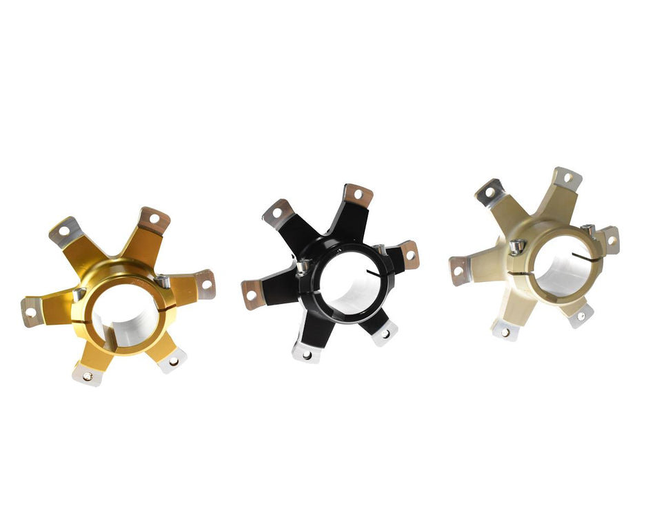 Bremsscheibenaufnahme, 6 Speichen, Aluminium, für 40mm Achse