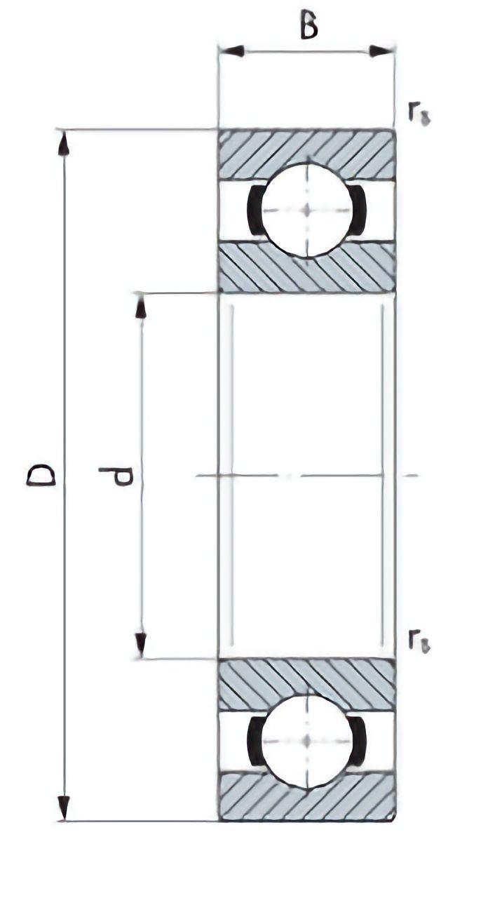 Lager 6003 2RS, für Vorderradfelge mit 17mm Aufnahme, 17 x 35 x 10 mm, Hybrid Ceramic