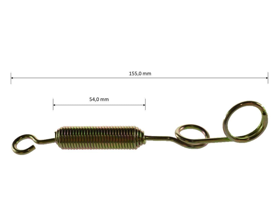 Auspufffeder, Spezialfeder für Schalldämpferhalter