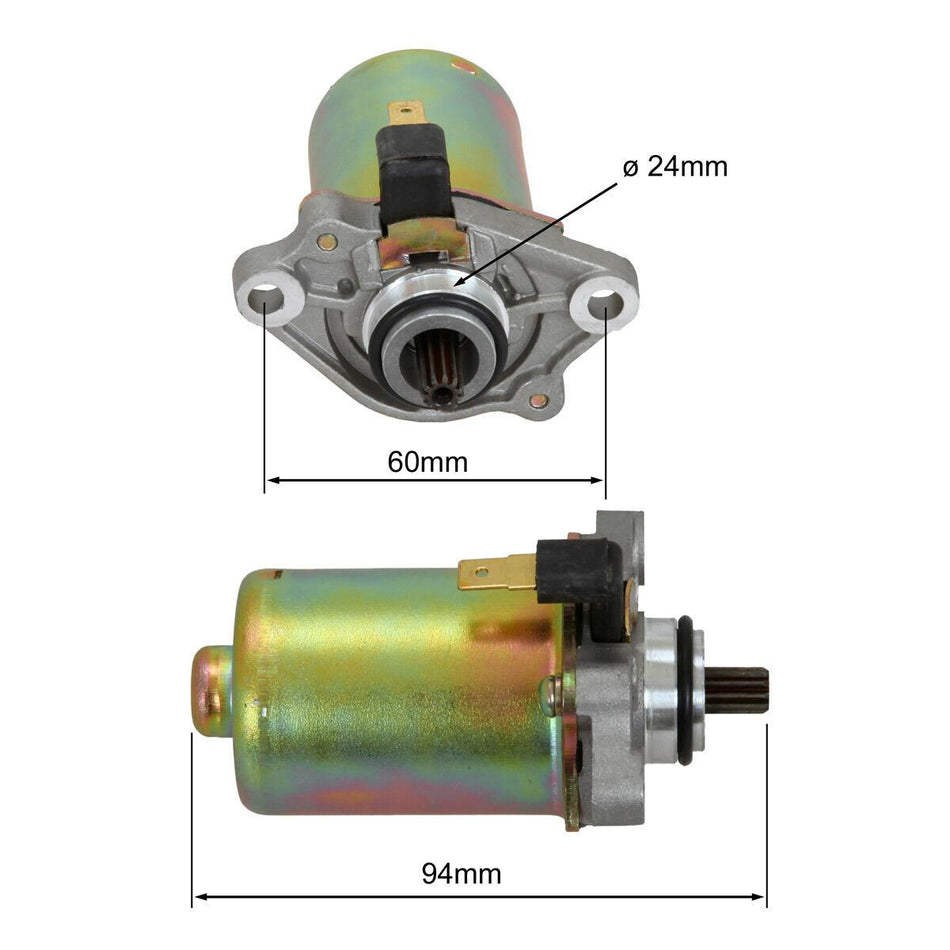 Anlasser, 12 V Starter für Minikart/Bambini Motoren