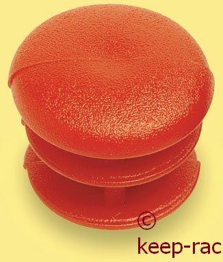 Cap for 14mm pipe, red