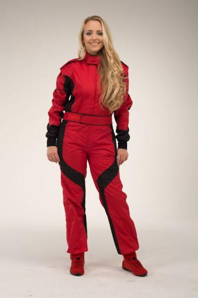 Combinaison de karting keep-racing, modèle Cruiser, rouge/noir, taille 68 (3XL)