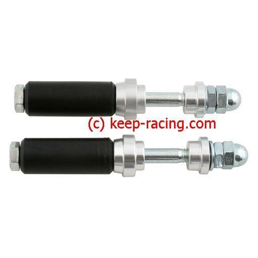 Screw set for rear underrun protection XTR14 &amp; KG, 28 mm, silver