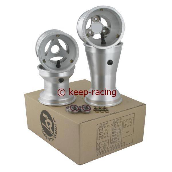 5 Zoll Aluminiumfelgen, Satz, 125mm(17mm)/210mm(58mm)FS