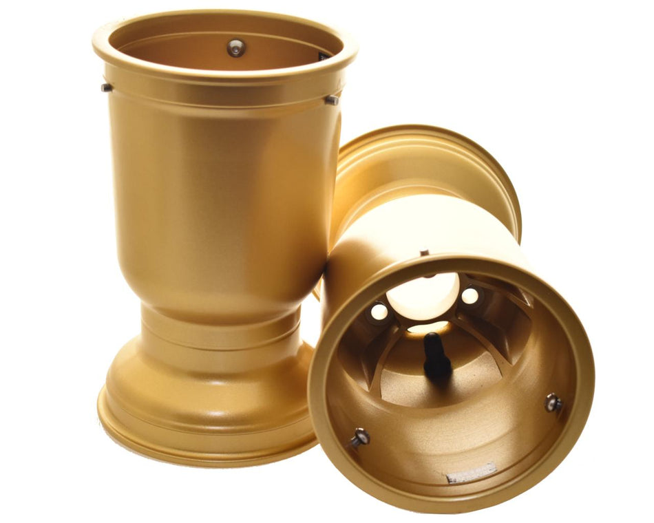 Magnesium rims, keep-racing®, 5 inches, 212 mm, gold, set (2 pieces)