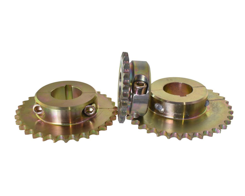 Kettenrad 428, 21-42 Zähne, für 40mm Achse, 8mm Keilnut