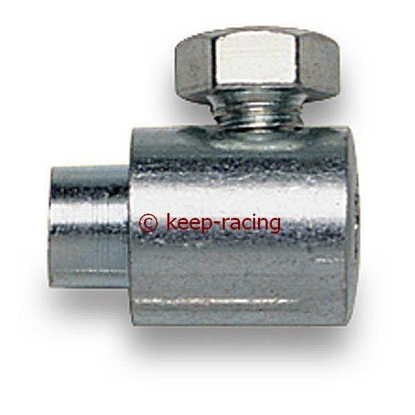 Small rope clamp with side screw