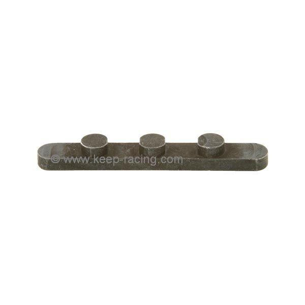 Axle wedge, 3 pins, spacing 15 mm, height 3.5 mm
