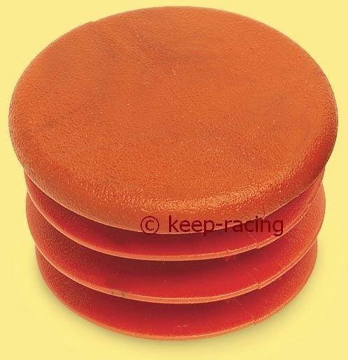 Cap for 28mm pipe, red