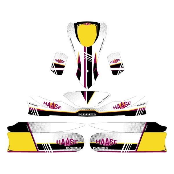 Design Decal Set for HAASE JUNIOR MK14 CHASSIS DUO Bodywork