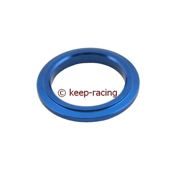 Aluminium Distanzstück 25x5mm, blau eloxiert