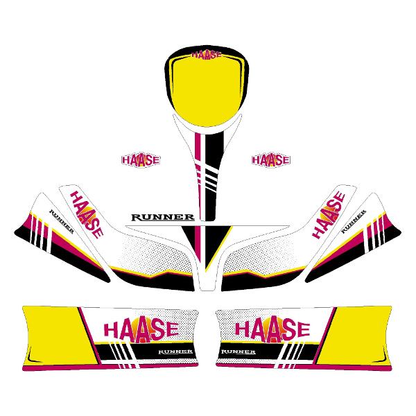 Decal Set for HAASE Baby Kart Bodywork