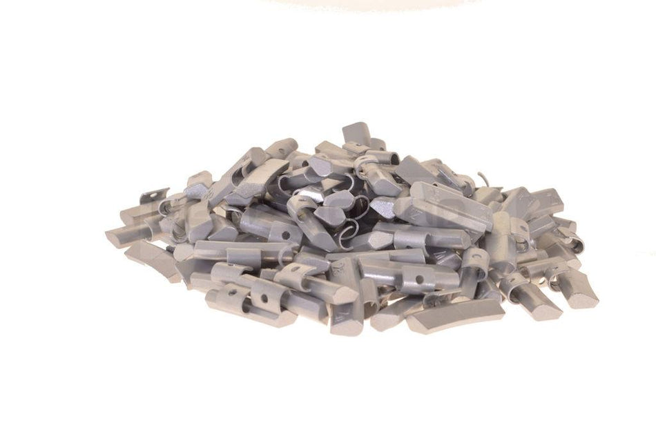 100 x Auswuchtgewichte 25g für Alu-Felgen, Zink (ZN)