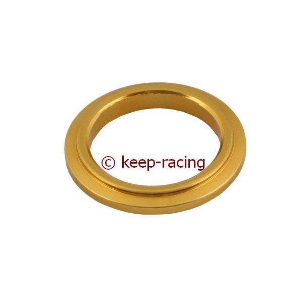 Aluminium Distanzstück 25x5mm, gold eloxiert