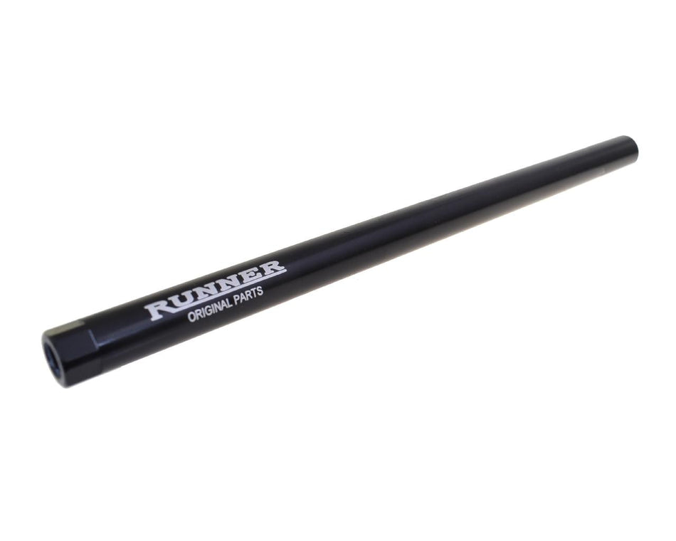 Spurstange Haase Runner, schwarz eloxiert, Aluminium, 225mm, M8 Gewinde