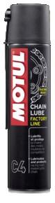 MOTUL MC CARE™ C4 CHAIN LUBE FL, White Chain Spray, 400 ml Can